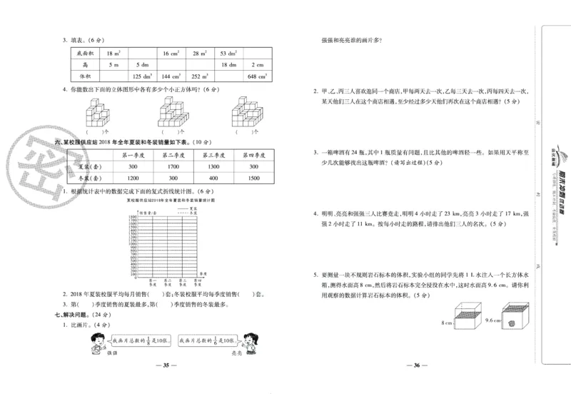 《期末冲刺优选卷》五年级下册数学人教版_2024年人教版小学数学一二三四五六年级上册下册期中期末试a0747_小学全科《同步练习+精品试卷》打包下载（1-6年级单元月考期中期末试卷）