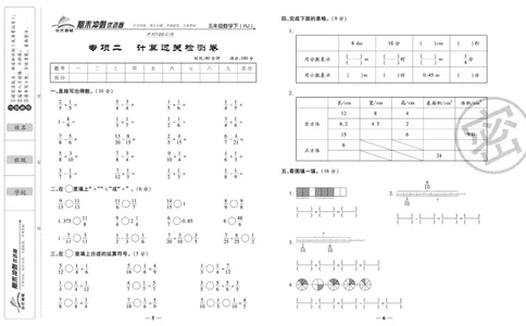 《期末冲刺优选卷》五年级下册数学人教版_2024年人教版小学数学一二三四五六年级上册下册期中期末试a0747_小学全科《同步练习+精品试卷》打包下载（1-6年级单元月考期中期末试卷）