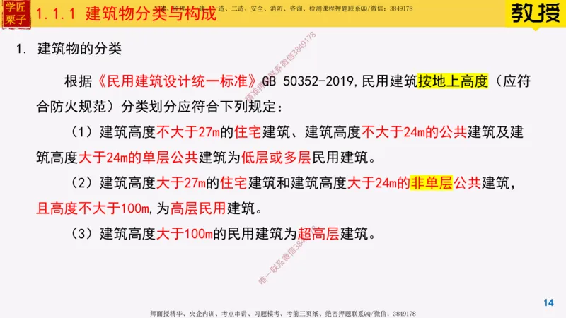 01-建筑物分类与构成_2026年一级建造师_2026年一建建筑_2025年一建建筑SVIP_02-基础精讲✿高端面授✿深度强化_08-建筑《超级精讲班》栗子XJ_25精讲讲义