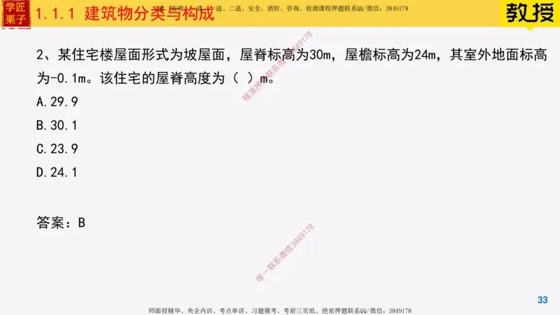 01-建筑物分类与构成_2026年一级建造师_2026年一建建筑_2025年一建建筑SVIP_02-基础精讲✿高端面授✿深度强化_08-建筑《超级精讲班》栗子XJ_25精讲讲义