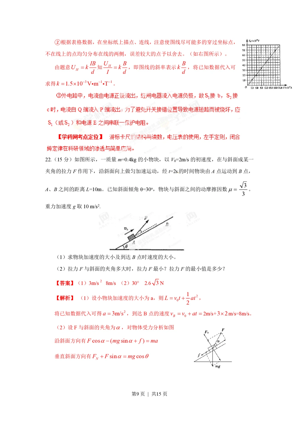 2013年高考物理试卷（山东）（解析卷）_物理历年高考真题_新&middot;PDF版2008-2025&middot;高考物理真题_物理（按试卷类型分类）2008-2025_自主命题卷&middot;物理（2008-2025）