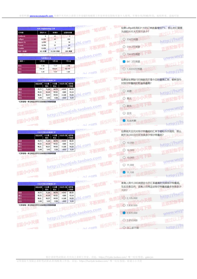 花旗银行2019招聘1025在线测试真题及答案_2025春招题库汇总_外资银行题库_23花旗_2019年历次OT真题及答案