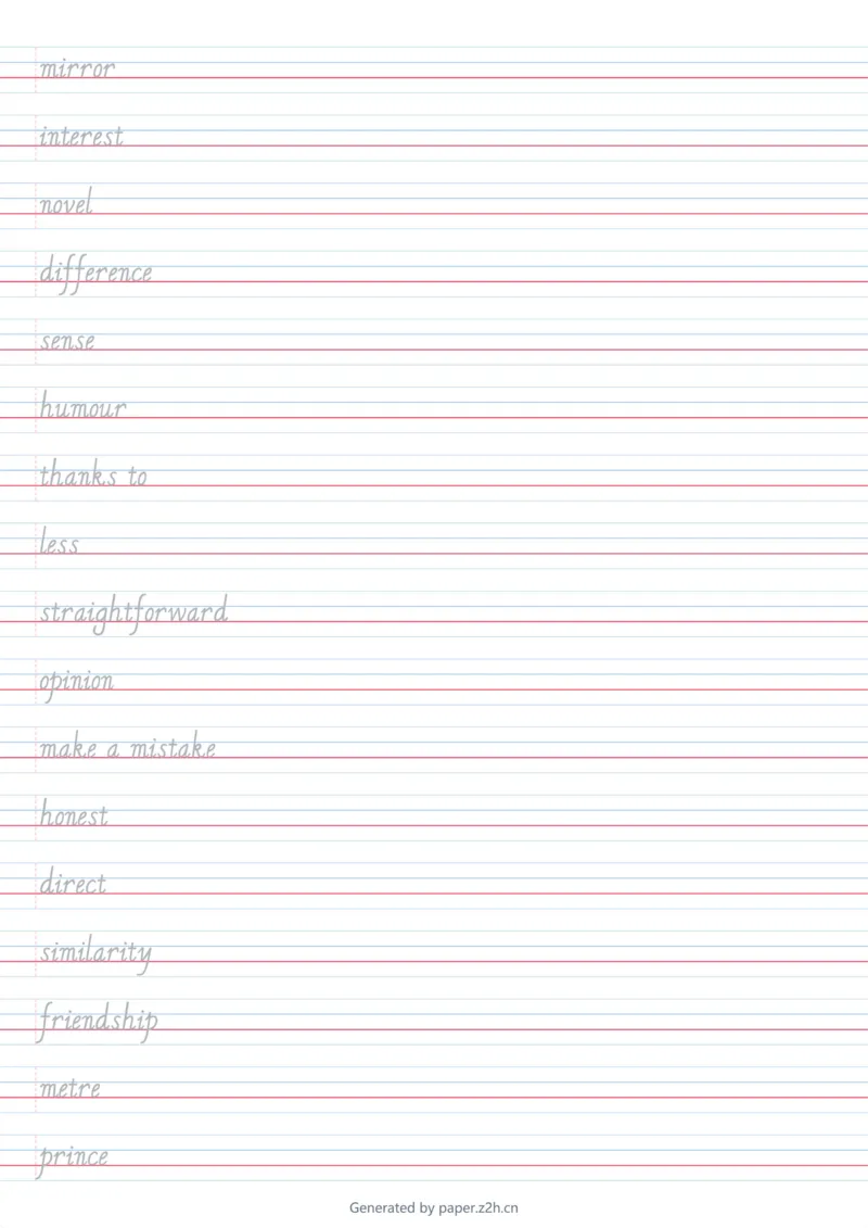 2025秋人教版八年级上册英语U3意大利字帖_初中英语新版_最新人教版英语八年级上册_新版_初中英语8上新更新第三套可选择_10单词默写+字帖_字帖