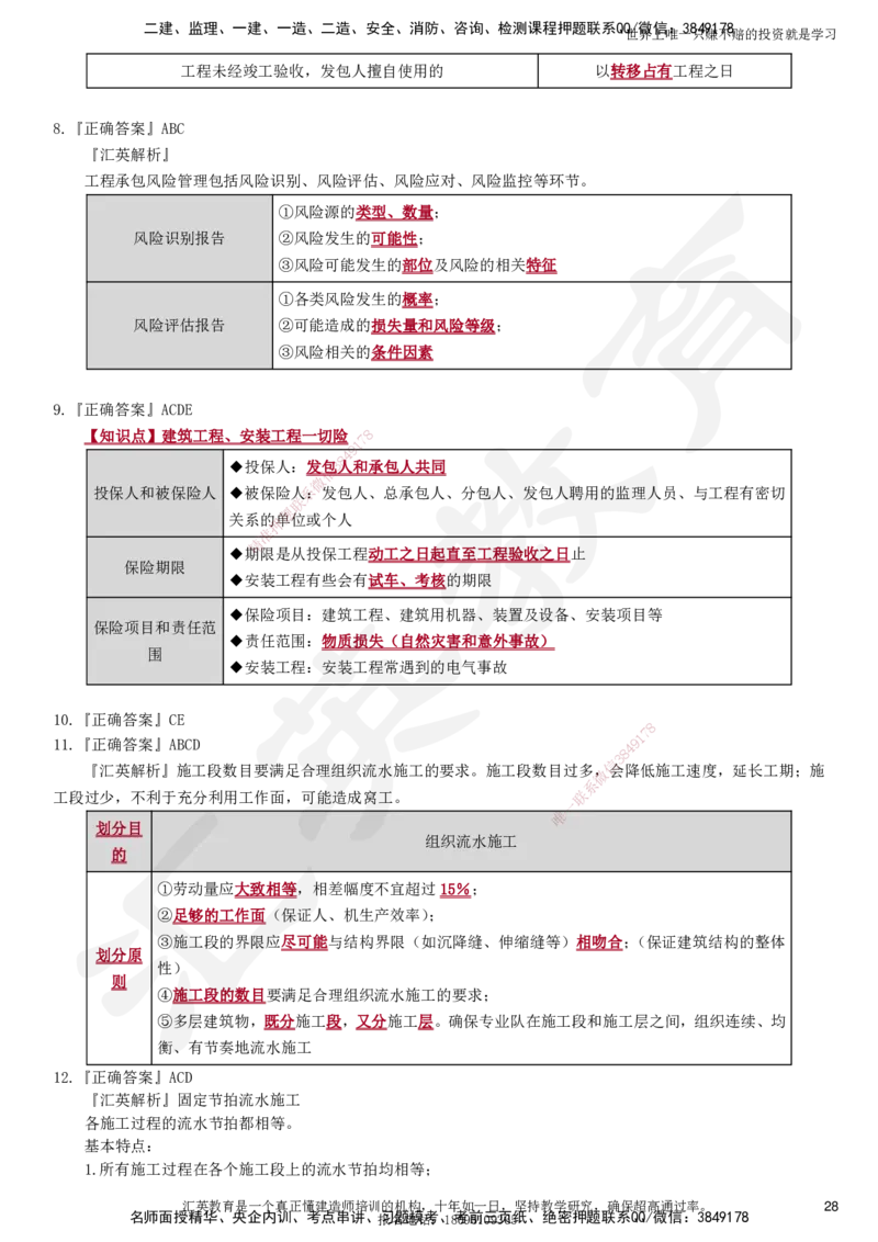2025一建《管理》押题卷（二）_2026年一级建造师_2026年一建管理_2025年一建管理SVIP_05-考前密训✿央企特训✿机构普押_17-管理《考前模考卷》HY