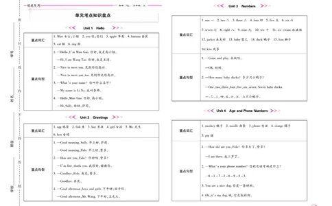 《期末大盘点》三年级上册英语闽教版_2024年人教版小学数学一二三四五六年级上册下册期中期末试a0747_小学全科《同步练习+精品试卷》打包下载（1-6年级单元月考期中期末试卷）