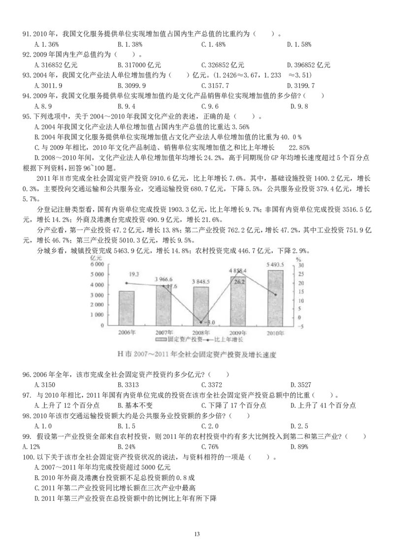 行政职业能力测验模拟预测试卷-40_2025春招题库汇总_国企综合题库_1、国企招聘考试------笔试资料_职业能力测试_2、国企行测全面练习40套(含答案)