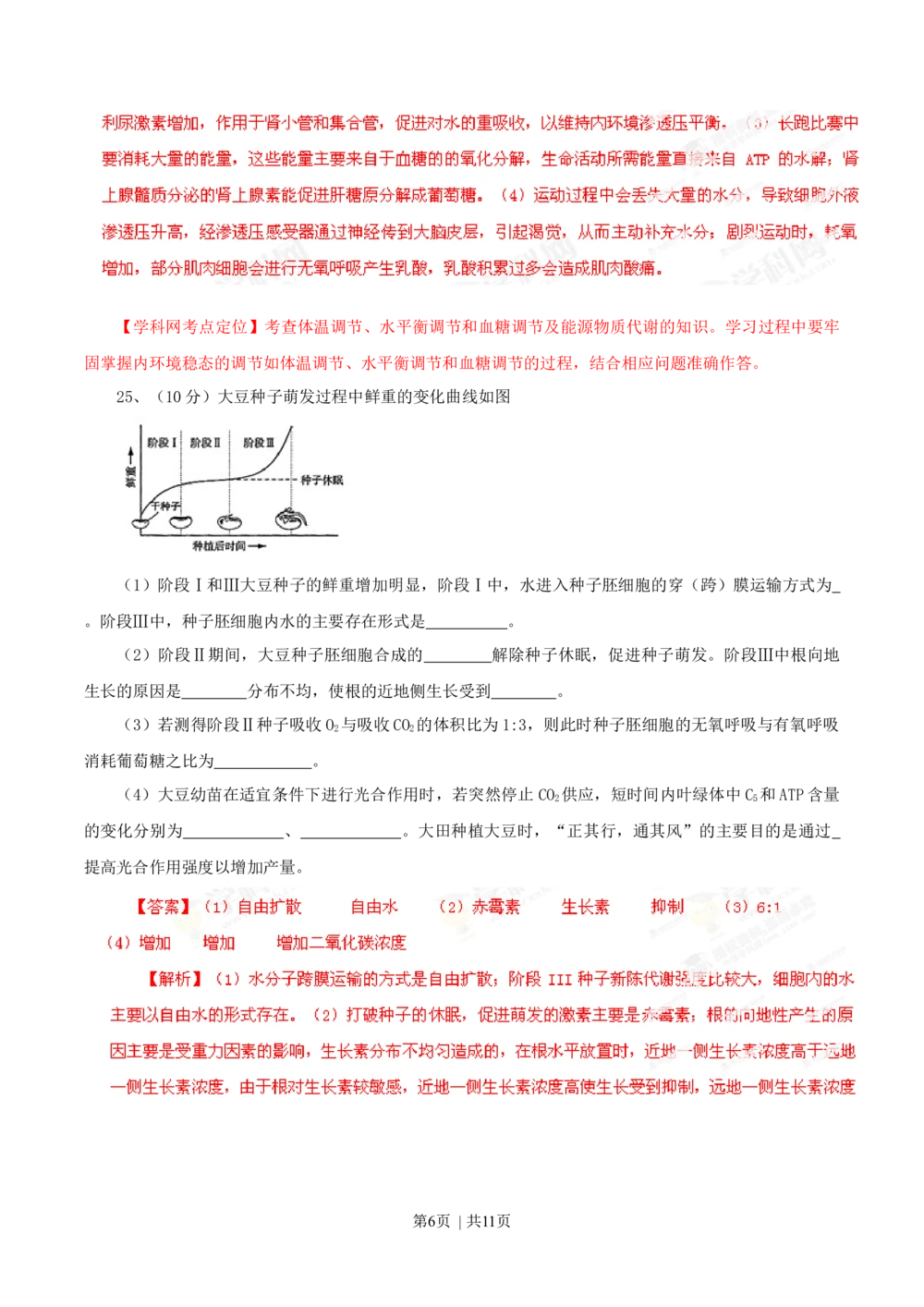 2013年高考生物试卷（山东）（解析卷）_生物历年高考真题_新&middot;Word版2008-2025&middot;高考生物真题_生物（按试卷类型分类）2008-2025_自主命题卷&middot;生物（2008-2025）