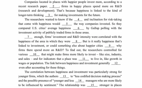 2016年考研英语二真题（可复制搜索查词）(1)_❤️2.2010-2024年考研英语二真题及解析_01、真题部分