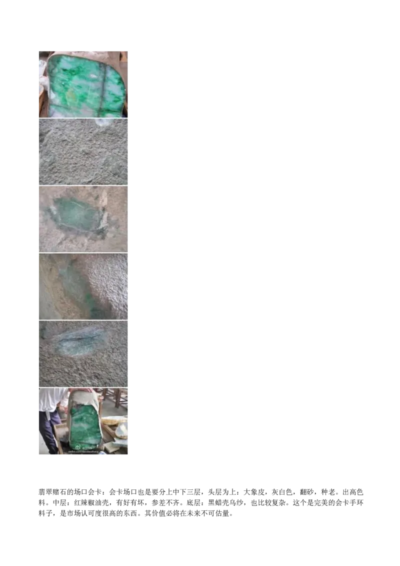 木那、大马坎、会卡、摩西沙毛料图文介绍_X018-玉石珠宝鉴定教程最新合集_8、玉石翡翠鉴定与投资电子资料