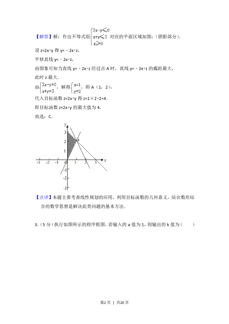 2016年高考数学试卷（理）（北京）（解析卷）_历年高考真题合集_数学历年高考真题_新&middot;PDF版2008-2025&middot;高考数学真题_数学（按省份分类）2008-2025_2008-2025&middot;（北京）数学高考真题