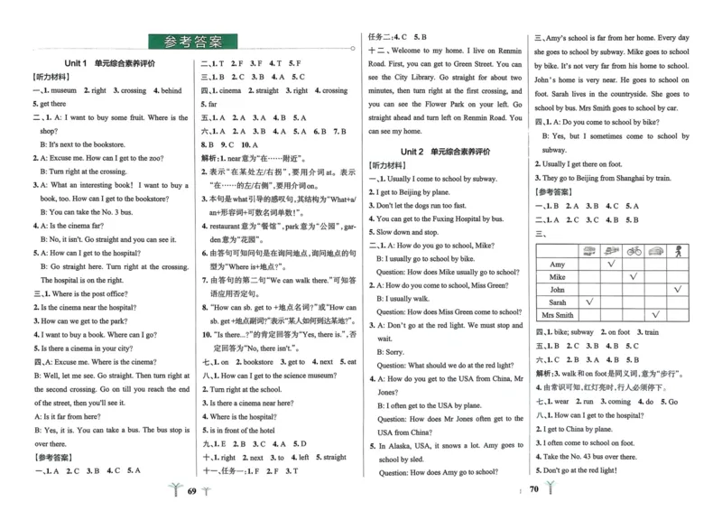 25秋《学霸冲A卷》6年级上册英语人教pep_25秋《小学学霸冲A卷》英语人教版3-6_25秋学霸冲A卷6上人教英语