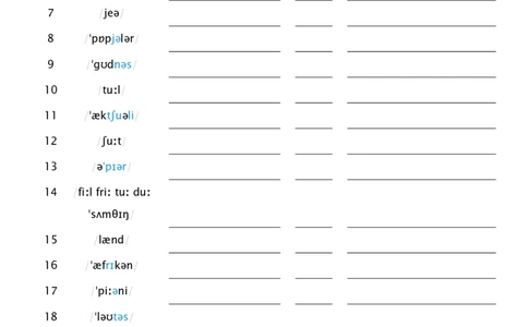 2025秋人教版八年级上册英语U4音标默单词单词默写_初中英语新版_最新人教版英语八年级上册_新版_初中英语8上新更新第三套可选择_10单词默写+字帖_单词表