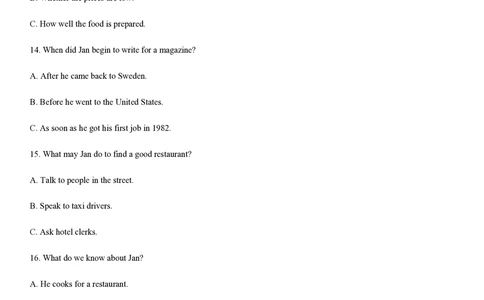 2013年高考英语试卷（辽宁）（空白卷）_英语历年高考真题_新&middot;PDF版2008-2025&middot;高考英语真题_英语（按年份分类）2008-2025_2013&middot;高考英语真题