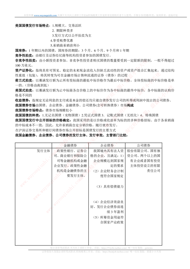 证券基金类-投资银行学完整知识点_2025春招题库汇总_券商-基金题库-1_05基金券商汇总_中信证券_中信证券笔试_证券投资专业知识复习知识点讲义整理