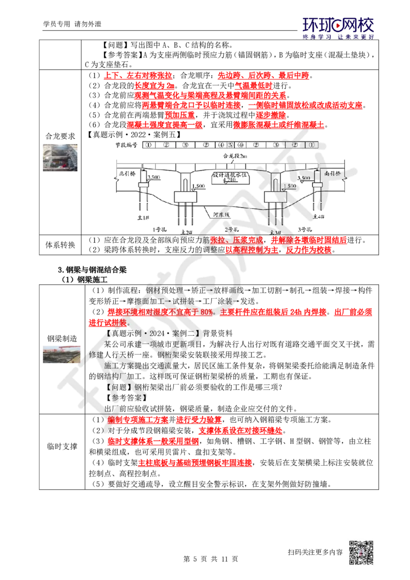 07.2025一建市政案例特训-第7讲-桥梁（4）_2026年一级建造师_2026年一建市政_2025年一建市政SVIP_04-冲刺串讲✿考点强化✿小灶集训_21-市政《案例特训班》李莹HQ