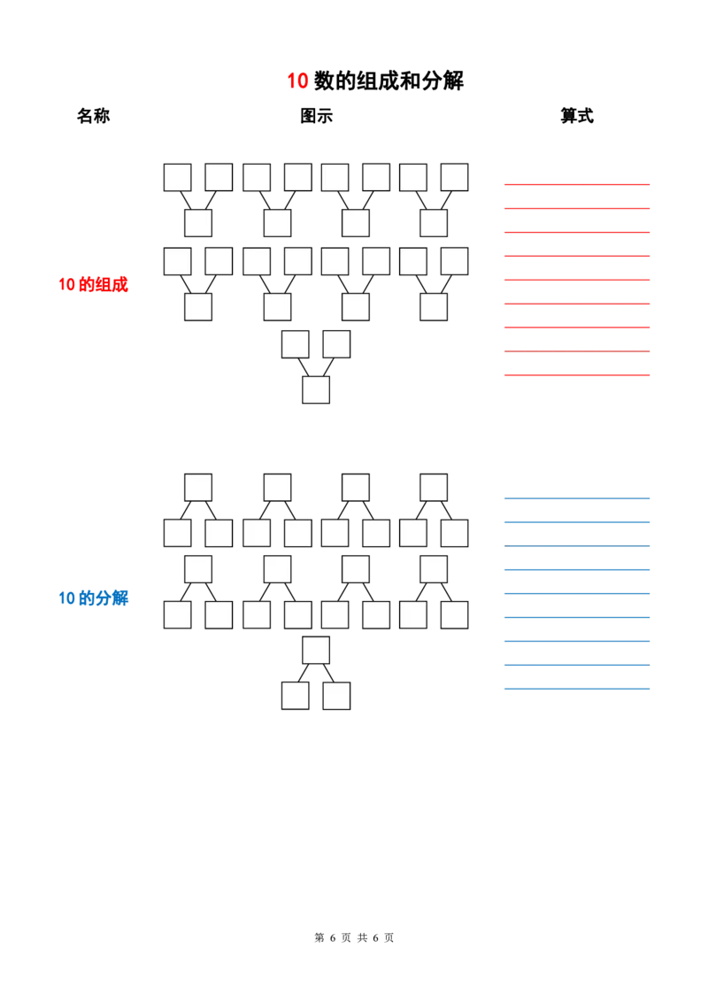 10以内数的组成与分解_幼小衔接数学