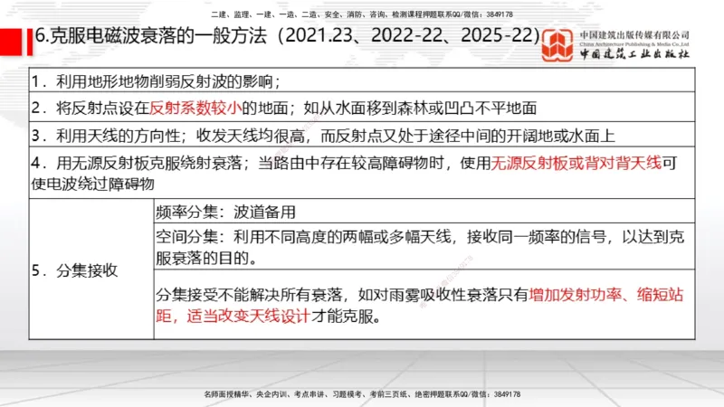 05节1.3微波和卫星传输系统（01.04）_2026年一级建造师_2026年一建通信_2026年一建通信SVIP_2026一建通信SVIP_02-基础精讲✿高端面授✿深度强化_讲义