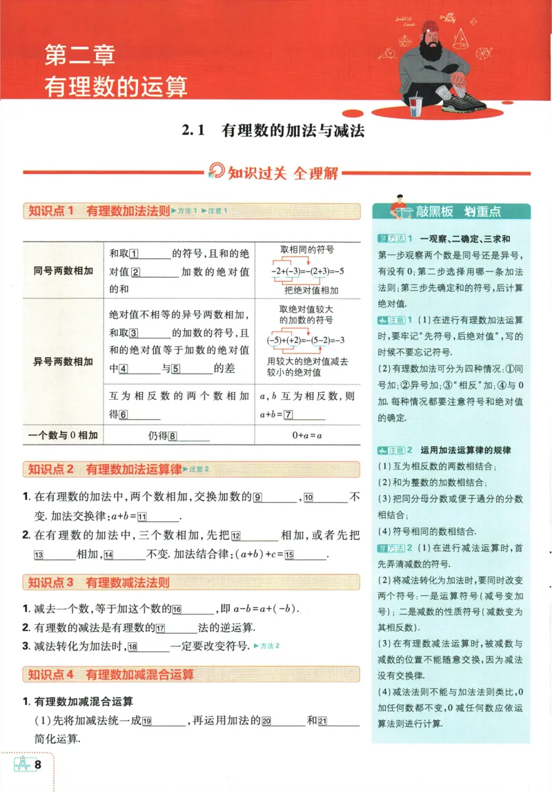 2026《初中必刷题》数学(RJ)7上狂K重点_2026《初中必刷题》全科多版本_2025秋_2026版初中《必刷题》7年级上册（7科全）（多版本合集）_2026版初中《必刷题》7年级上册（数学）（人教）