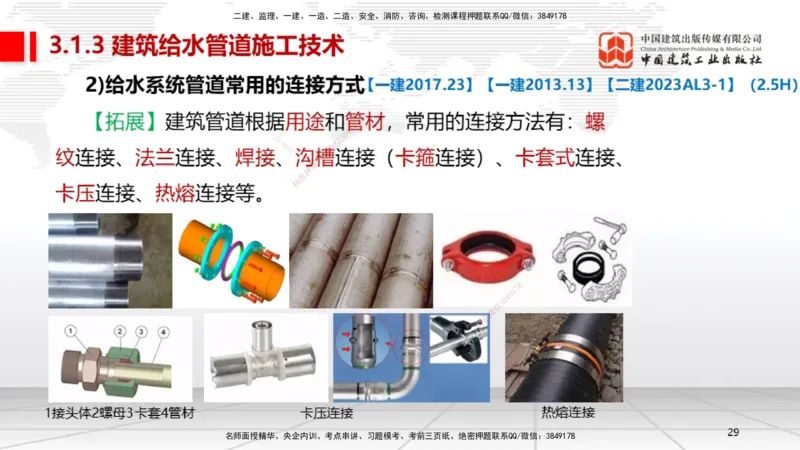06节3.1建筑给水排水与供暖工程施工技术2（01.04）_2026年一级建造师_2026年一建机电_2026年一建机电SVIP_2026一建机电SVIP_02-基础精讲✿高端面授✿深度强化_讲义
