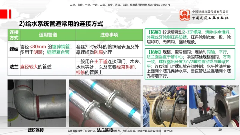 06节3.1建筑给水排水与供暖工程施工技术2（01.04）_2026年一级建造师_2026年一建机电_2026年一建机电SVIP_2026一建机电SVIP_02-基础精讲✿高端面授✿深度强化_讲义