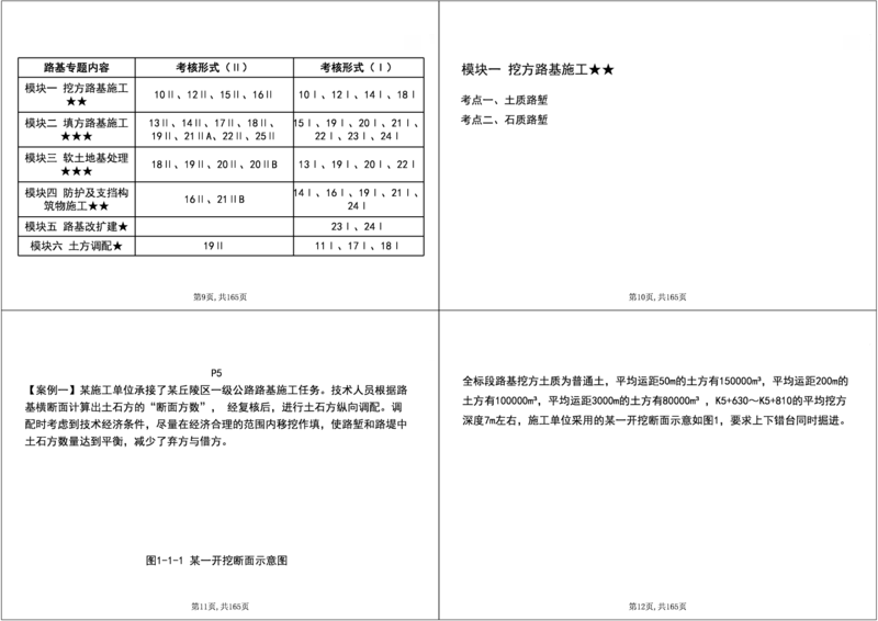 01.2025年一建《公路》案例专练讲义-路基（黑白打印版）_2026年一级建造师_2026年一建公路_2025年一建公路SVIP_04-冲刺串讲✿考点强化✿小灶集训_17-公路《A计划案例专练》刘滢XT