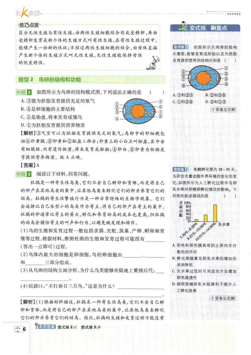 2026春《初中必刷题》生物RJ8下狂K重点_2026春《初中必刷题》生物RJ8下