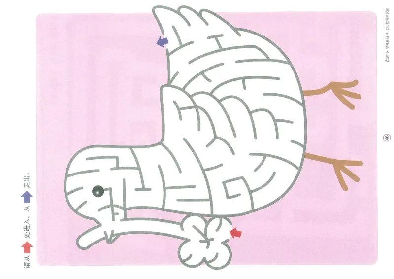 3-5欢乐迷宫_幼小语数英专项资料_幼小语文专项