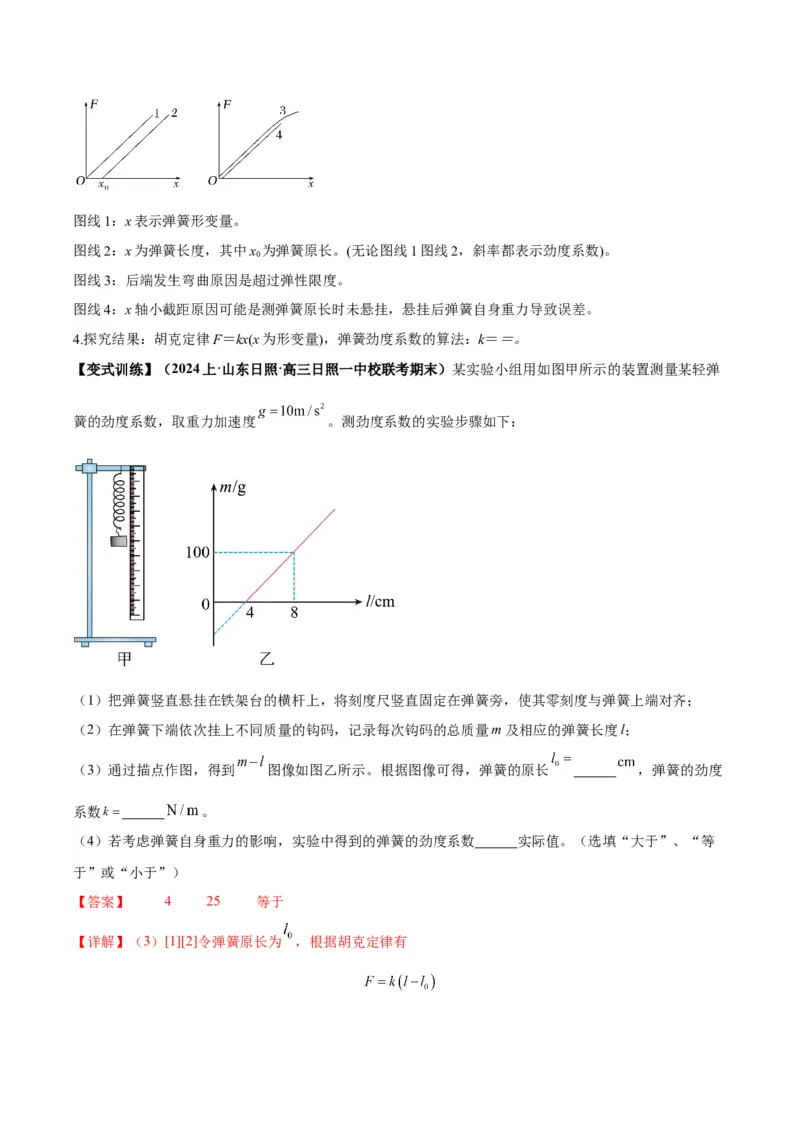 专题02力学实验通性通法讲解（解析版）_2025高中物理模型方法技巧高三复习专题练习讲义_高考物理备考技巧