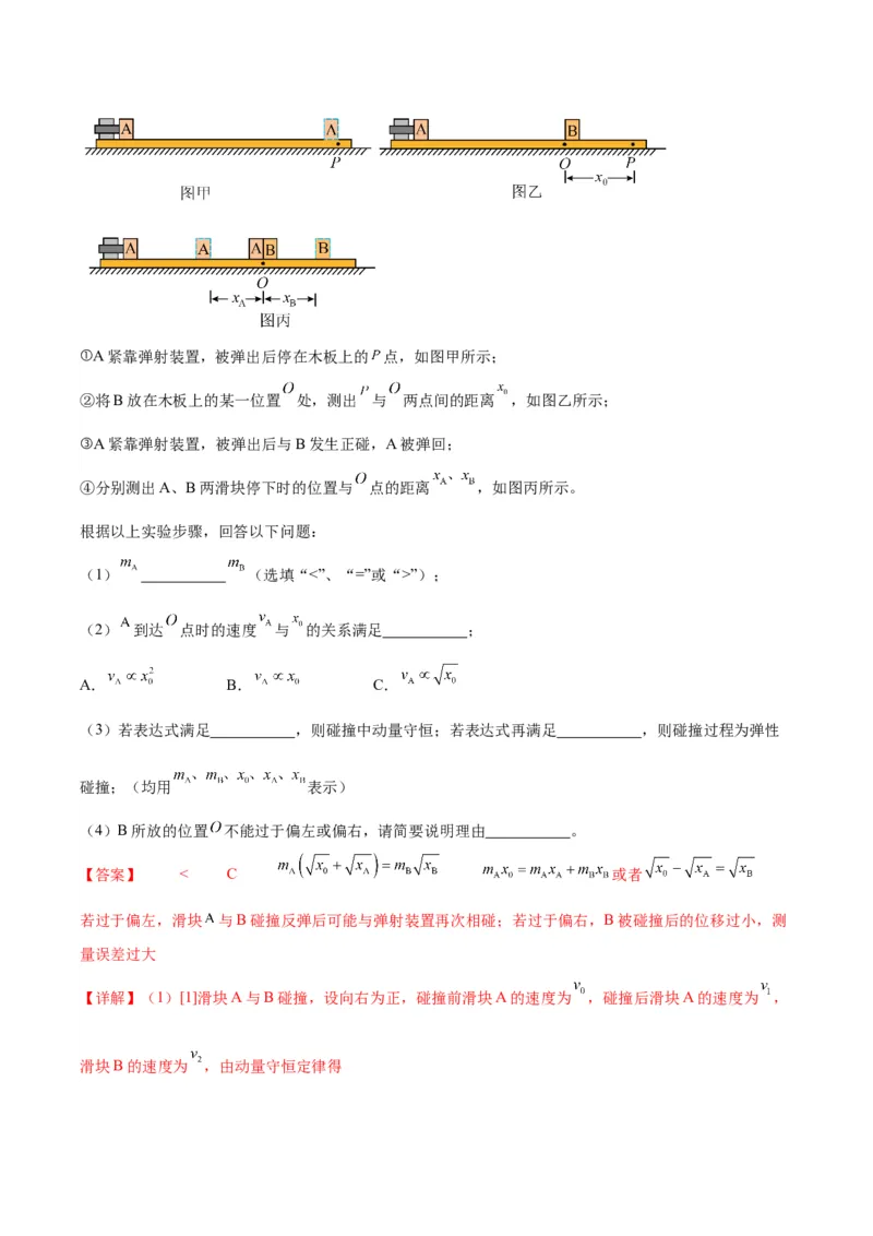 专题02力学实验通性通法讲解（解析版）_2025高中物理模型方法技巧高三复习专题练习讲义_高考物理备考技巧
