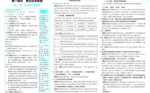 2026《初中上分卷&bull;语文》7上解析册_2026版初中《必刷题上分卷》7年级上册（7科全套）_2026《初中上分卷&bull;语文》7上（人教版）