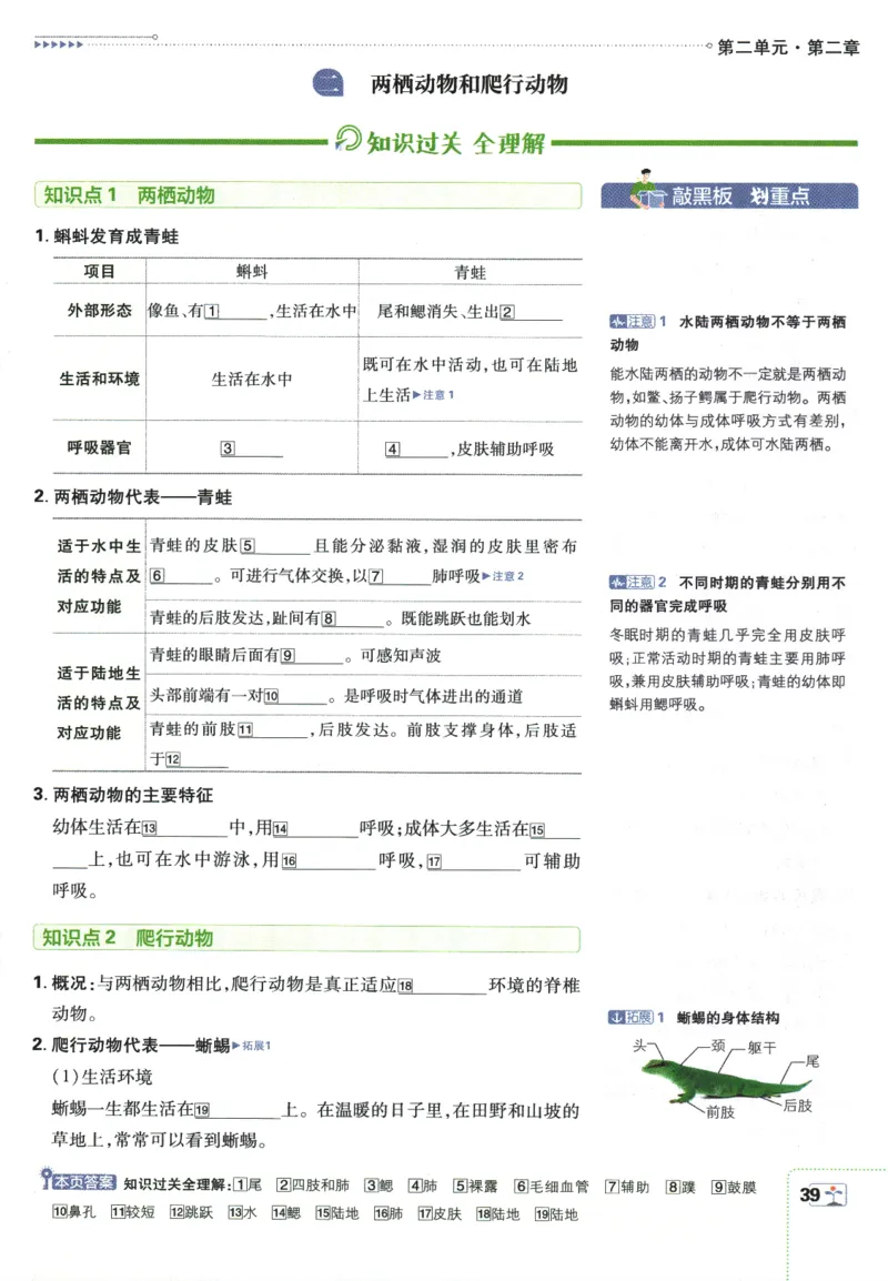 2026版《初中必刷题》生物RJ7上狂K重点_A007初中必刷合集2_A039初中必刷题合集_7上_2026版《初中必刷题》生物RJ7上