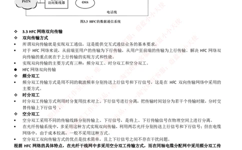 通信类-宽带接入技术--混合光纤同轴电缆接入的基本概念_2025春招题库汇总_国企题库_中国烟草_3Yancao笔试专业完整知识点（仅需看本专业）_3.14通信类