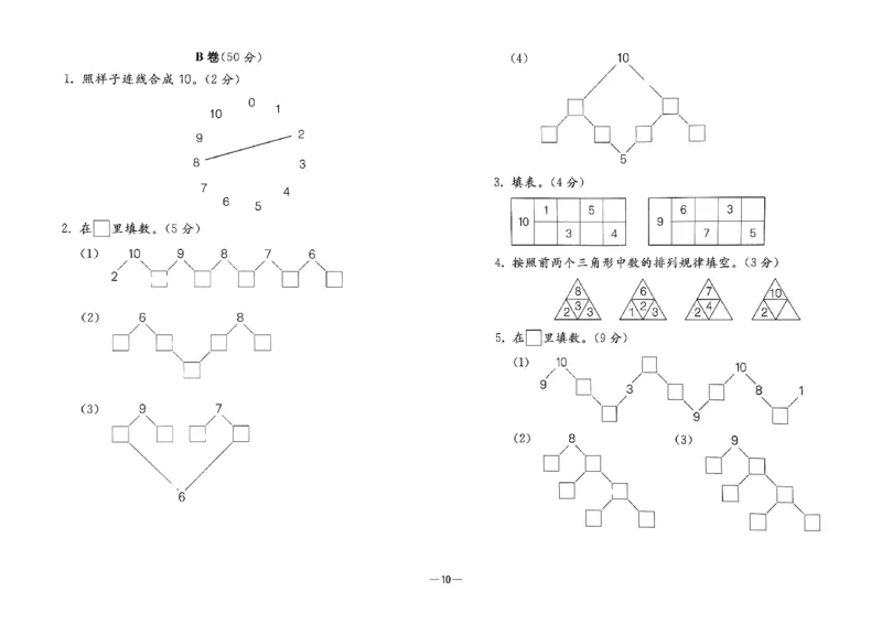 26版《小学奥数专题突破AB卷》1年级_25版《小学奥数专题突破AB卷》