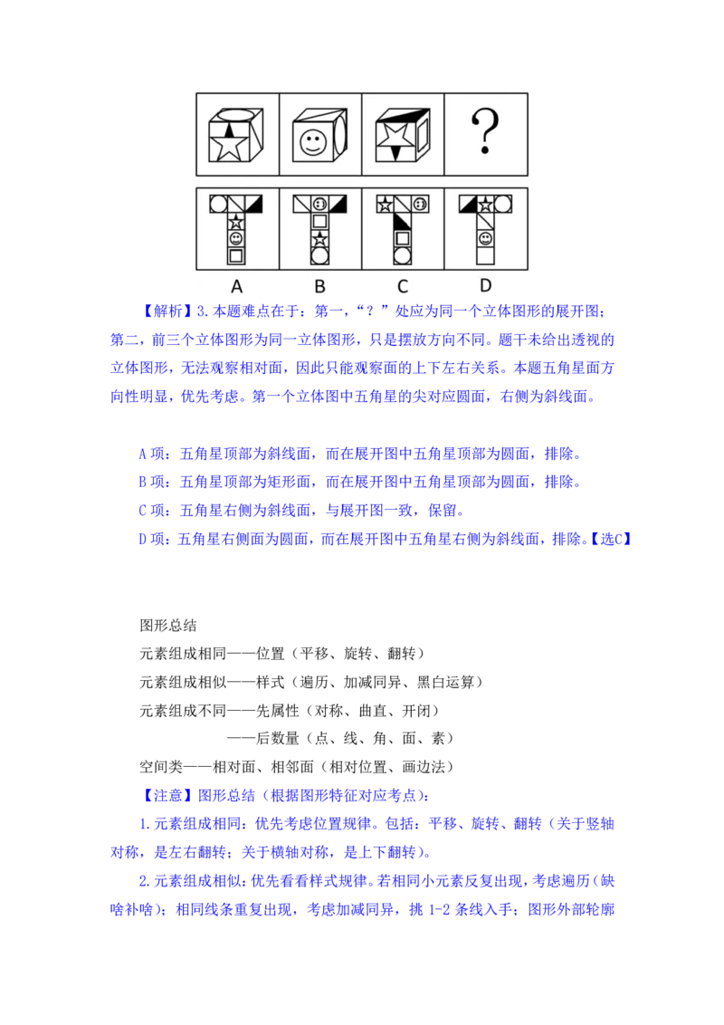 行测高分讲义笔记判断推理重点必看_三桶油_中海油_2-中海油招聘考试-通用能力_判断推理模块知识点讲义+题库_强化训练判断推理题库（含解析）