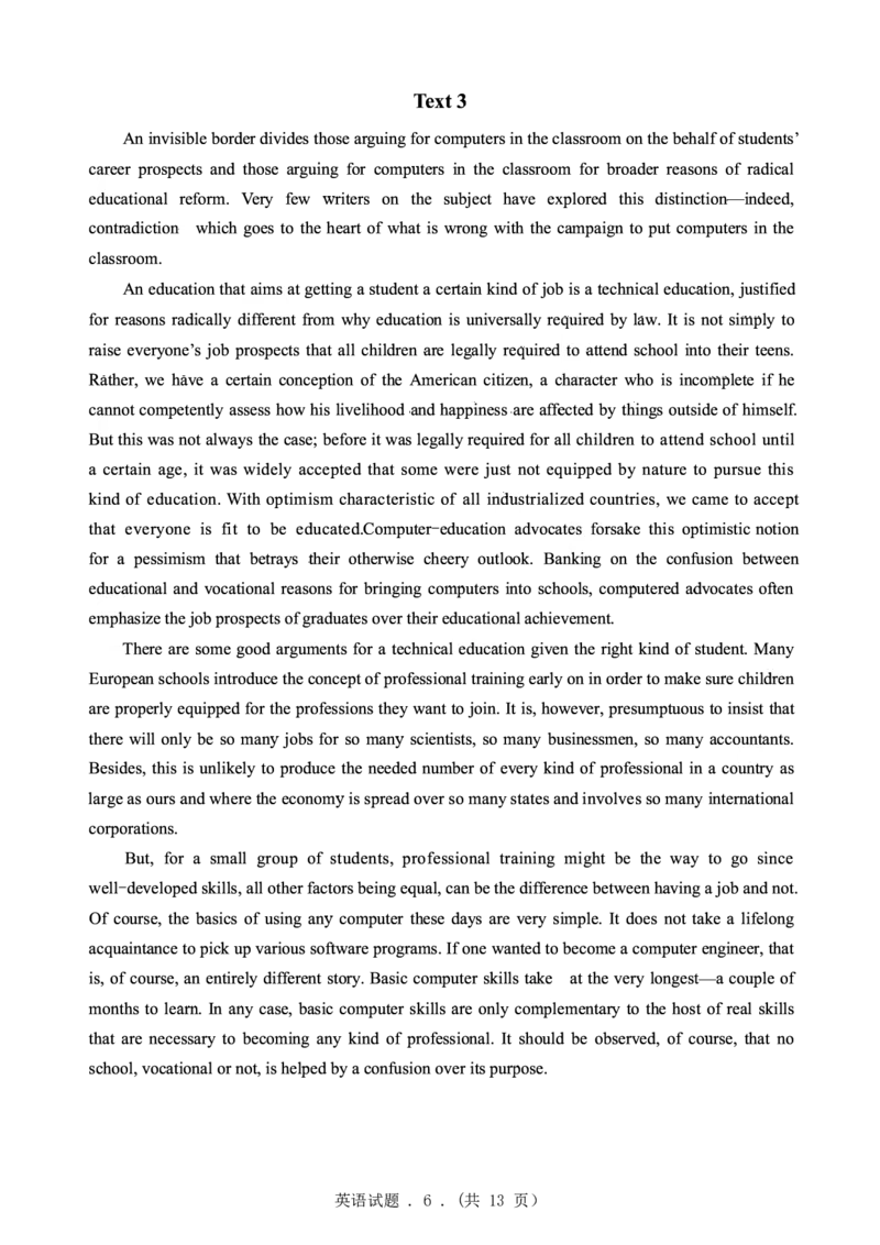 1999年考研英语真题（可复制、可搜索）(1)_❤️1.1980-2009年考研英语真题及解析(英语一二通用）_01、真题部分（英语一二通用）