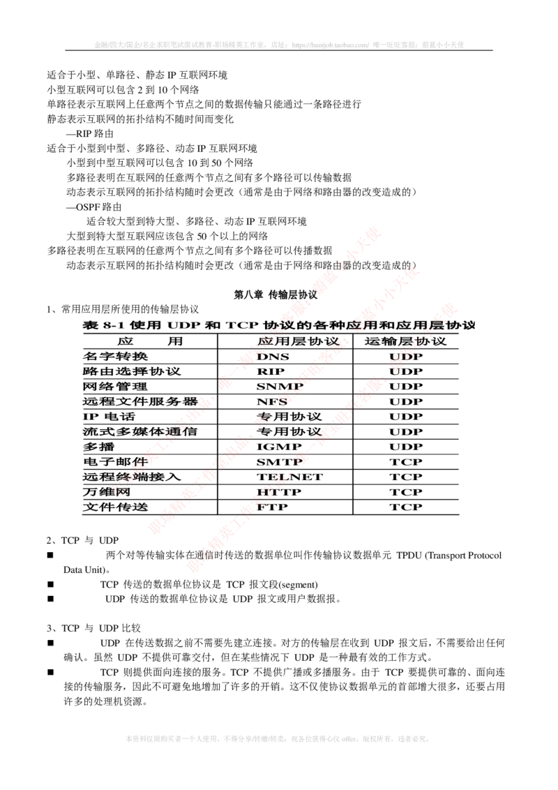 通信类-计算机网络重要知识点_2025春招题库汇总_国企题库_中国烟草_3Yancao笔试专业完整知识点（仅需看本专业）_3.14通信类