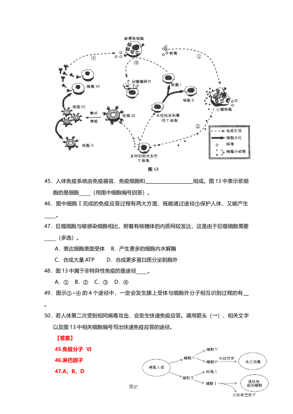 2013年高考生物试卷（上海）（解析卷）_生物历年高考真题_新&middot;Word版2008-2025&middot;高考生物真题_生物（按省份分类）2008-2025_2008-2022&middot;（上海）生物高考真题