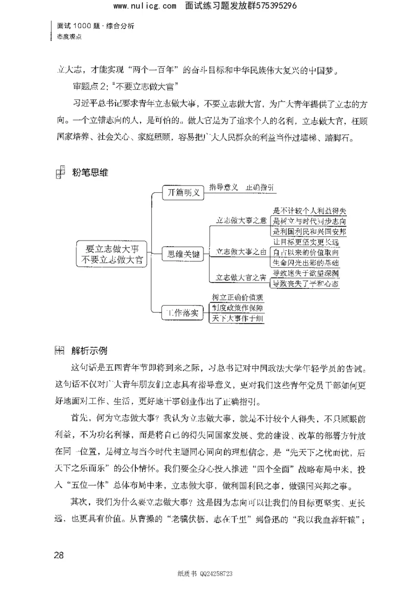 面试1000题（综合分析&middot;态度观点）_2025春招题库汇总_十大行测题库_2023年十大热门题库更新中_09、易考汇总_银行面试_半结构化_粉笔面试1000题
