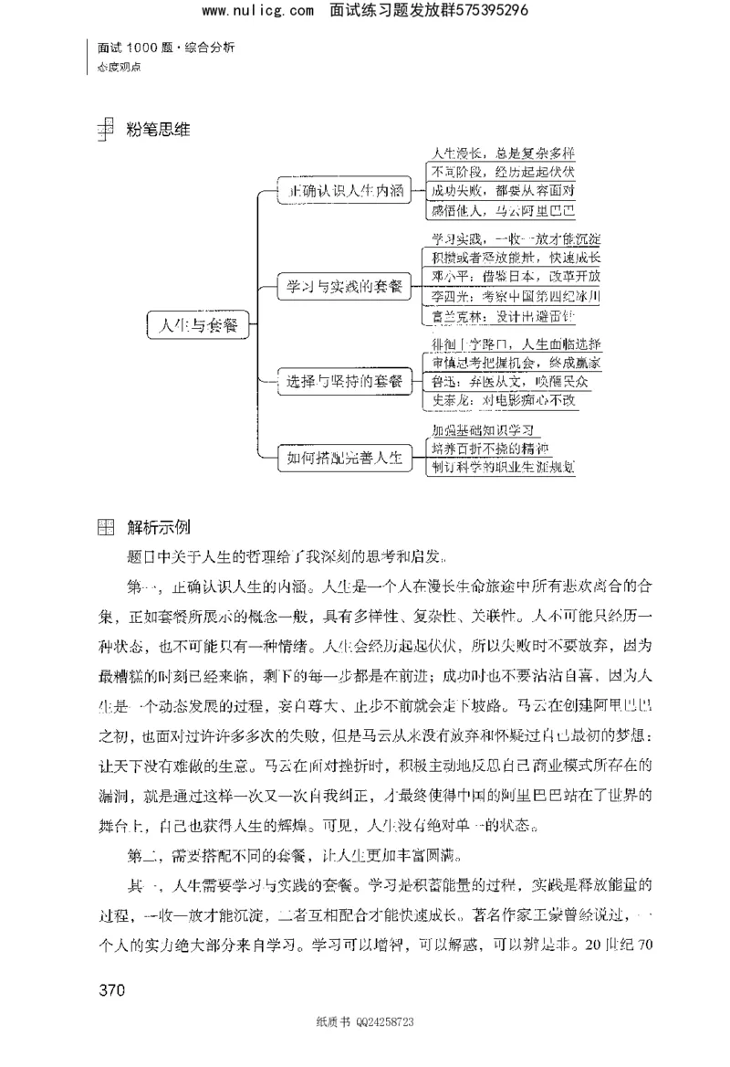 面试1000题（综合分析&middot;态度观点）_2025春招题库汇总_十大行测题库_2023年十大热门题库更新中_09、易考汇总_银行面试_半结构化_粉笔面试1000题