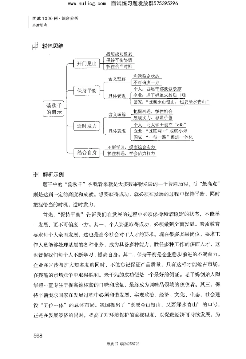 面试1000题（综合分析&middot;态度观点）_2025春招题库汇总_十大行测题库_2023年十大热门题库更新中_09、易考汇总_银行面试_半结构化_粉笔面试1000题