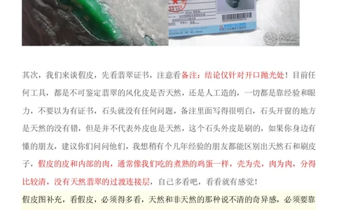 识别假石头_X018-玉石珠宝鉴定教程最新合集_8、玉石翡翠鉴定与投资电子资料_赌石专题