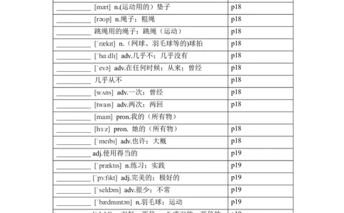 2024-2025学年人教版英语七年级下册各单元单词默写表_初中英语新版_最新人教版英语七年级下册_七下英语2025版_05.2025春英语人教7下单词表+默写_新七下人教版默写