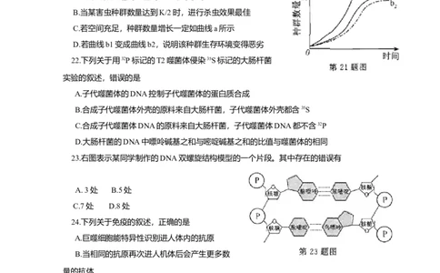 2015年高考生物试卷（浙江）10月（空白卷）_生物历年高考真题_新&middot;Word版2008-2025&middot;高考生物真题_生物（按年份分类）2008-2025_2015&middot;高考生物真题