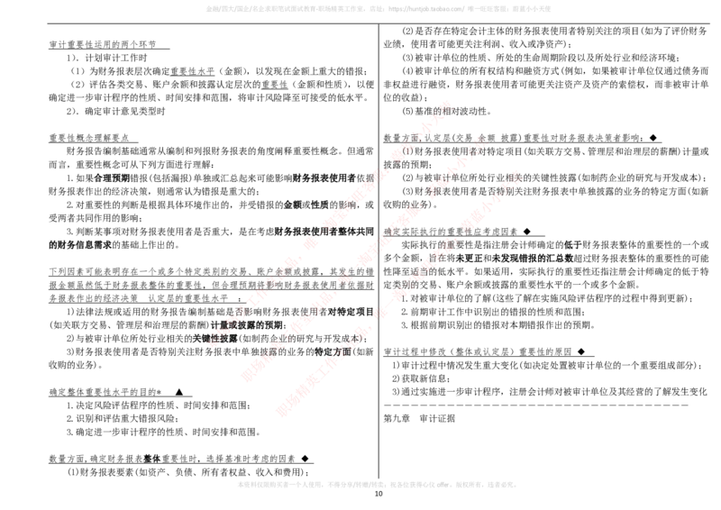 财务类-审计学复习知识点讲义整理_2025春招题库汇总_国企题库_国家能源_20230827_151217_2-国家能源集团2023招聘笔试完整知识点（专业知识部分）_财会类
