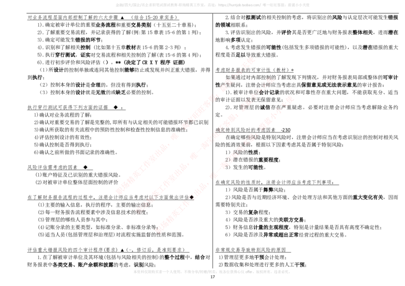 财务类-审计学复习知识点讲义整理_2025春招题库汇总_国企题库_国家能源_20230827_151217_2-国家能源集团2023招聘笔试完整知识点（专业知识部分）_财会类
