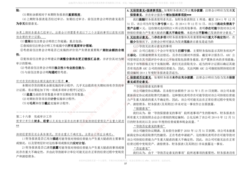 财务类-审计学复习知识点讲义整理_2025春招题库汇总_国企题库_国家能源_20230827_151217_2-国家能源集团2023招聘笔试完整知识点（专业知识部分）_财会类