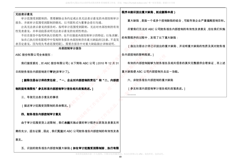 财务类-审计学复习知识点讲义整理_2025春招题库汇总_国企题库_国家能源_20230827_151217_2-国家能源集团2023招聘笔试完整知识点（专业知识部分）_财会类