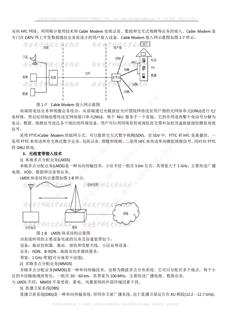 通信类-宽带接入技术--接入网的基本概念与基础知识_2025春招题库汇总_国企题库_中国烟草_3Yancao笔试专业完整知识点（仅需看本专业）_3.14通信类