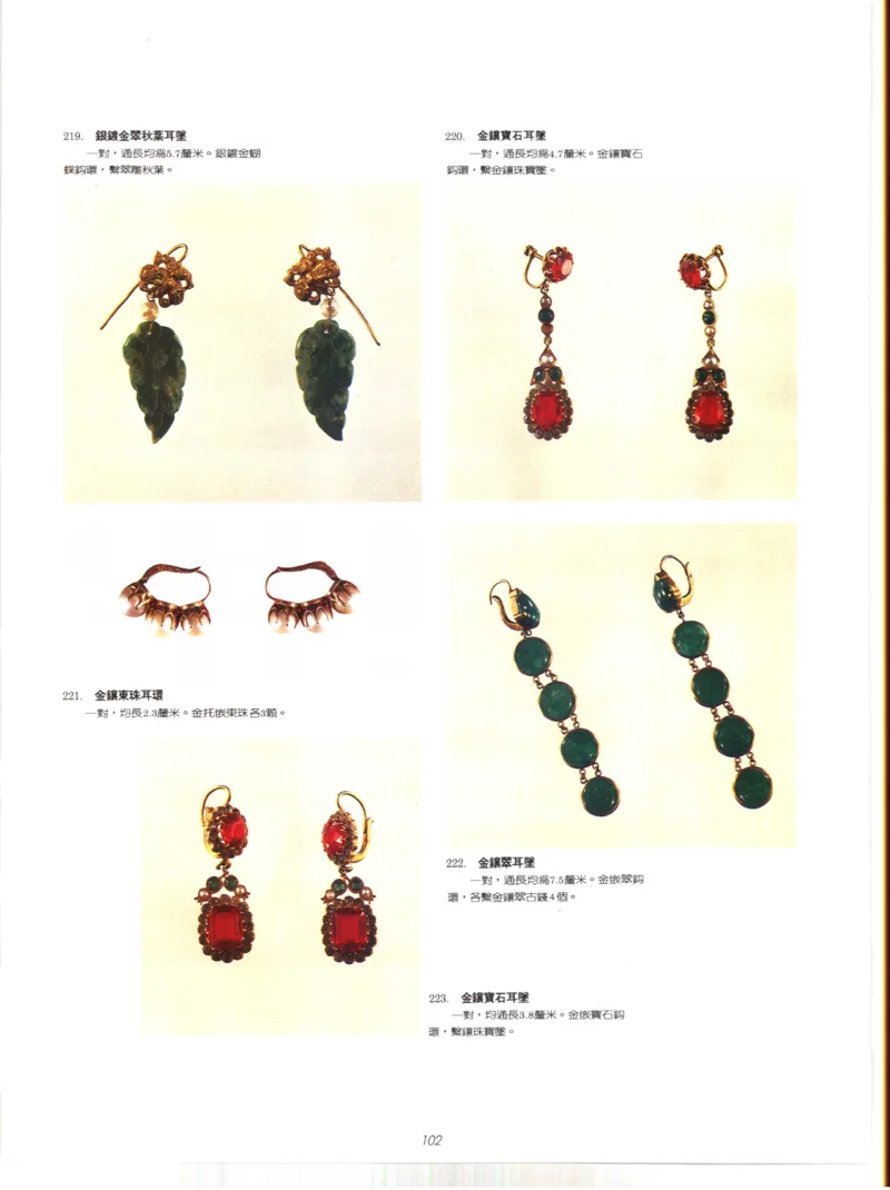 故宫博物院藏-清代后妃首饰.故宫博物馆_X018-玉石珠宝鉴定教程最新合集_10、文玩首饰金银首饰专题资料（宋元明）