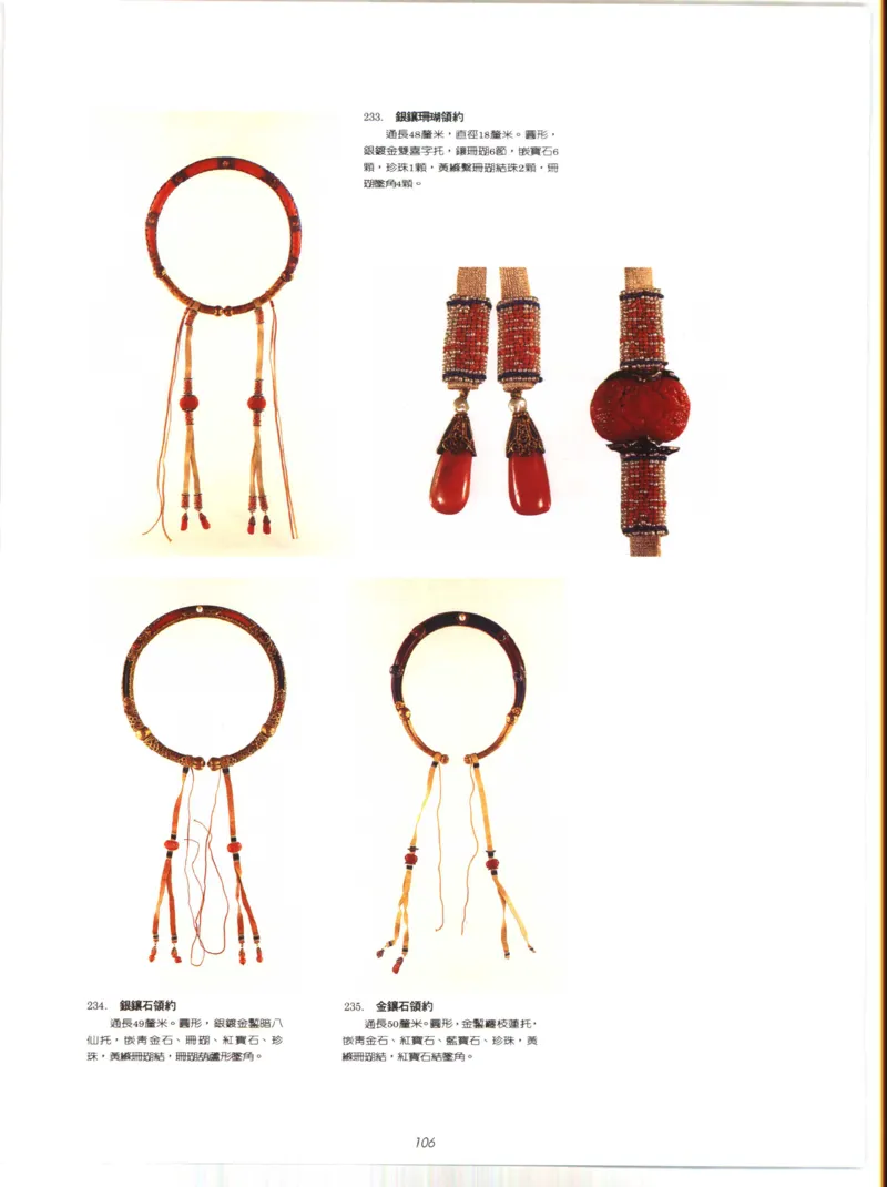 故宫博物院藏-清代后妃首饰.故宫博物馆_X018-玉石珠宝鉴定教程最新合集_10、文玩首饰金银首饰专题资料（宋元明）